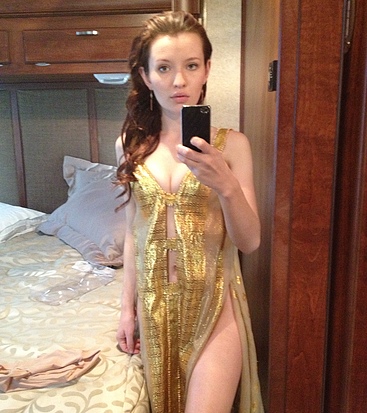 Emily Browning naked selfie