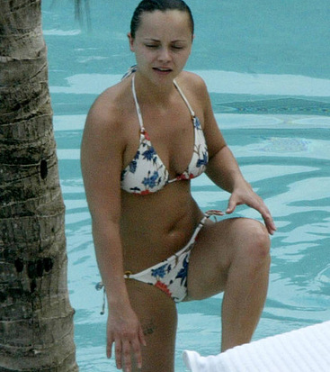 Christina Ricci cameltoe