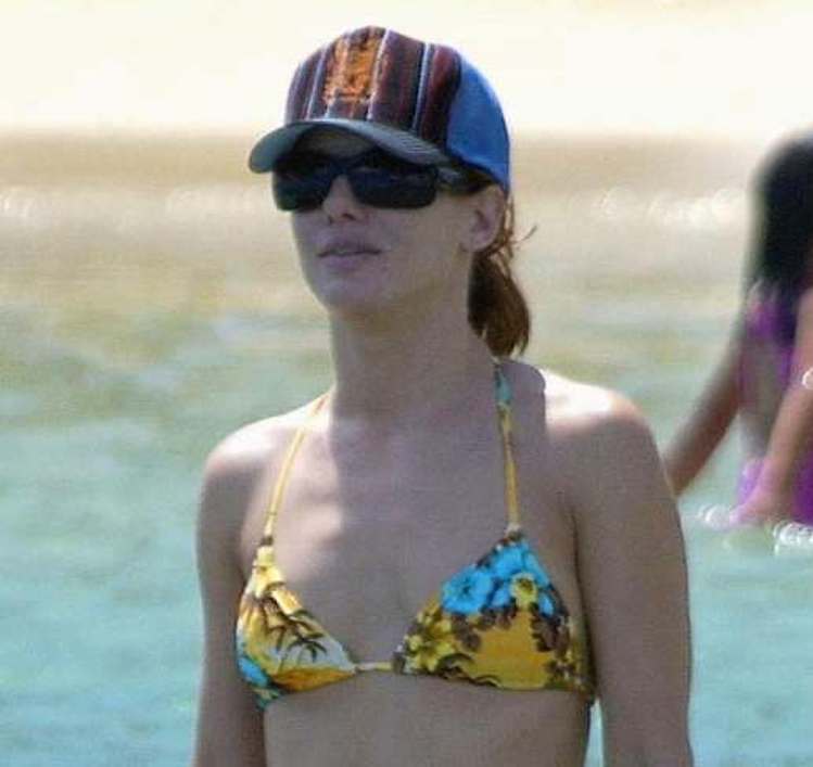 Sandra Bullock bikini