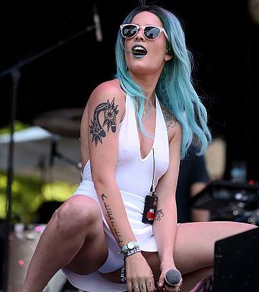 Halsey hacked naked nsfw