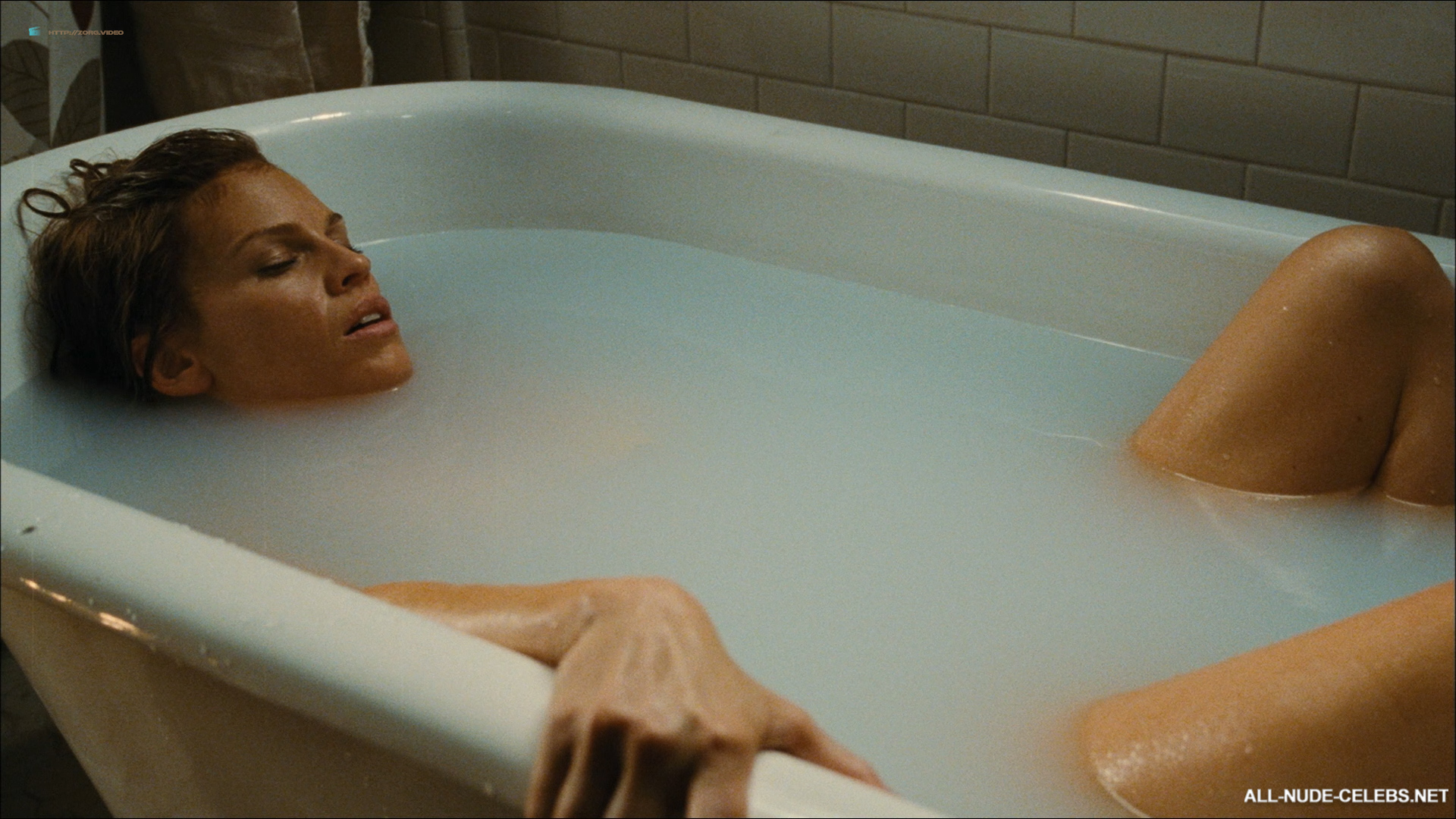 Hilary Swank naked movie scenes.