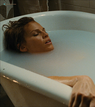 Hilary Swank nude in bath