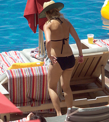 Julie Benz ass bikini