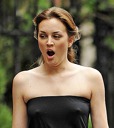 Leighton Meester nipples