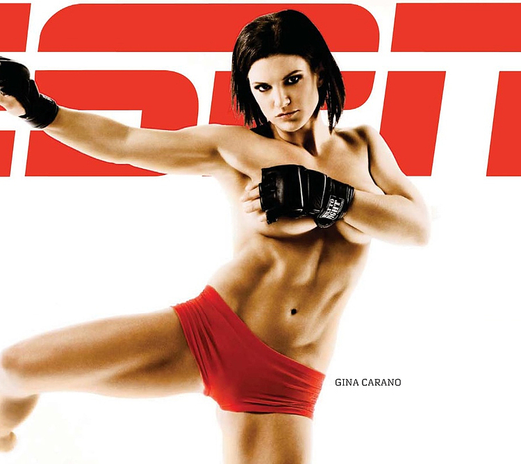 Gina Carano topless and sexy photoshoots.