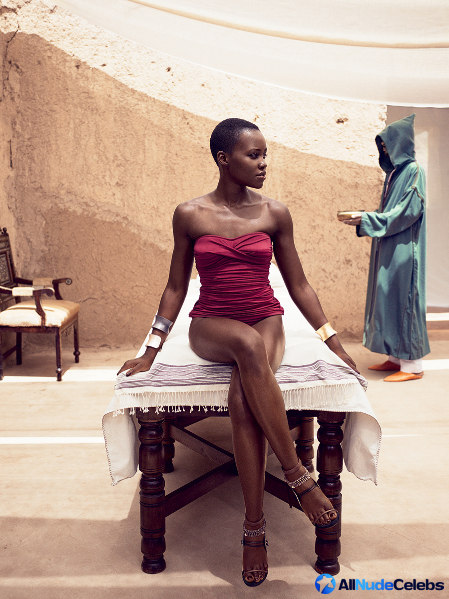 Lupita Nyong’o topless photoshoots.