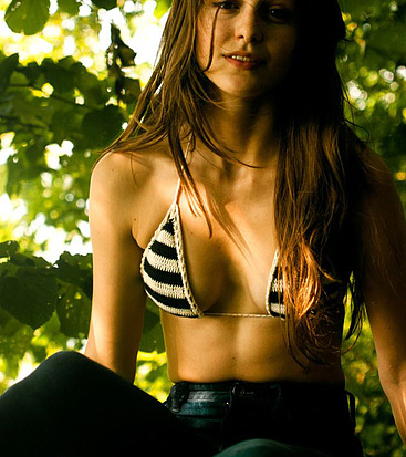 Melissa Benoist top bikini