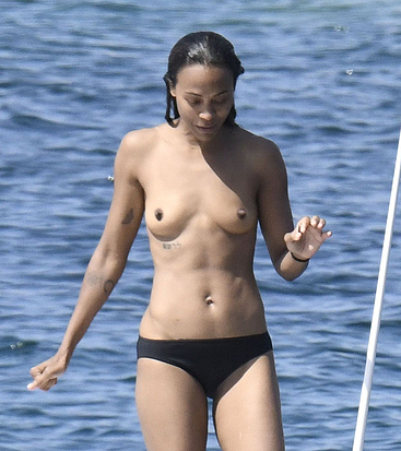 Zoe Saldana nudity