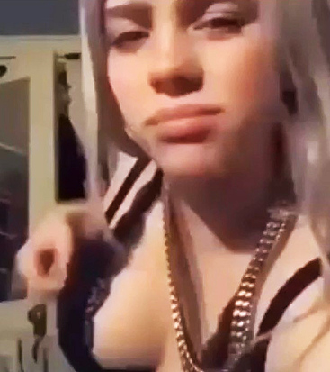Billie Eilish hacked nude video