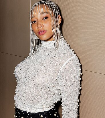 Amandla Stenberg see through