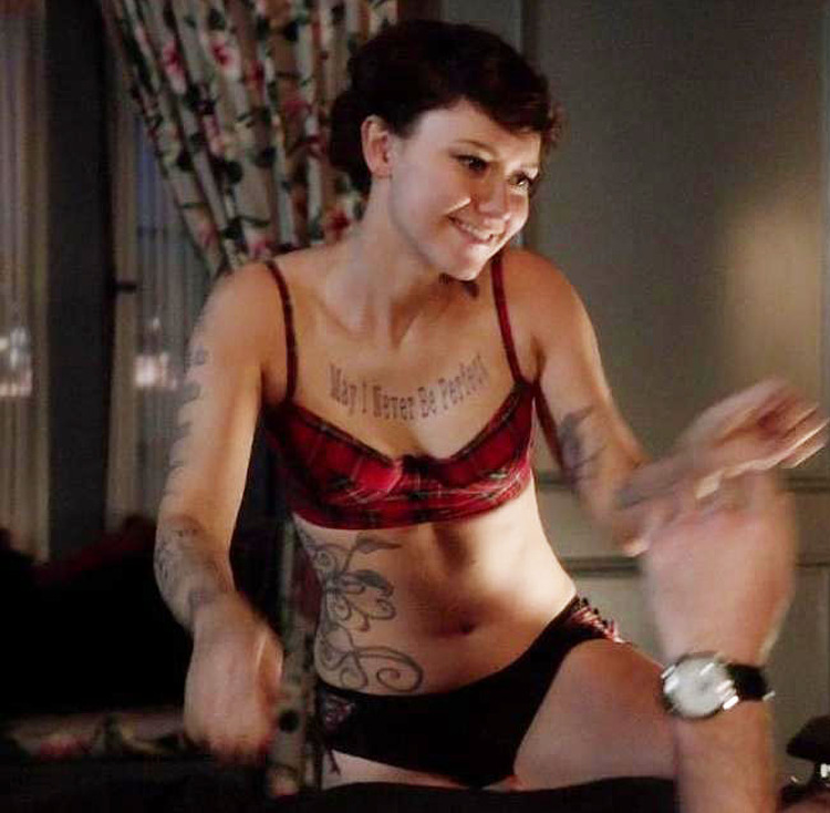 Valorie Curry lingerie