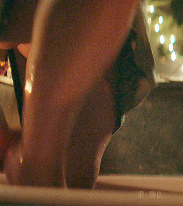 Emily Bett Rickards upskirt