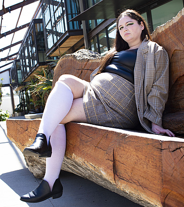 Megan Stalter topless and lingerie pics